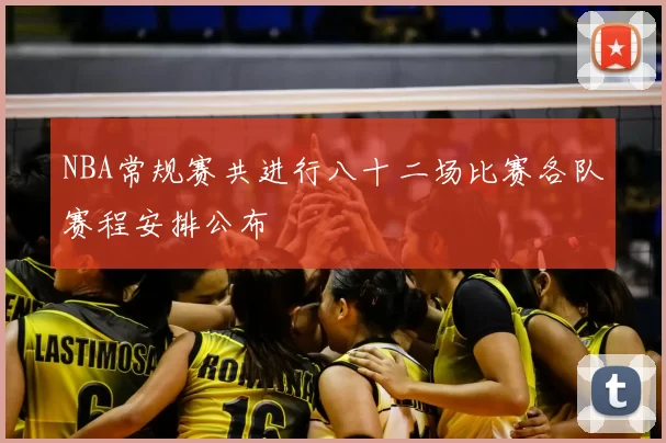 NBA常规赛共进行八十二场比赛各队赛程安排公布